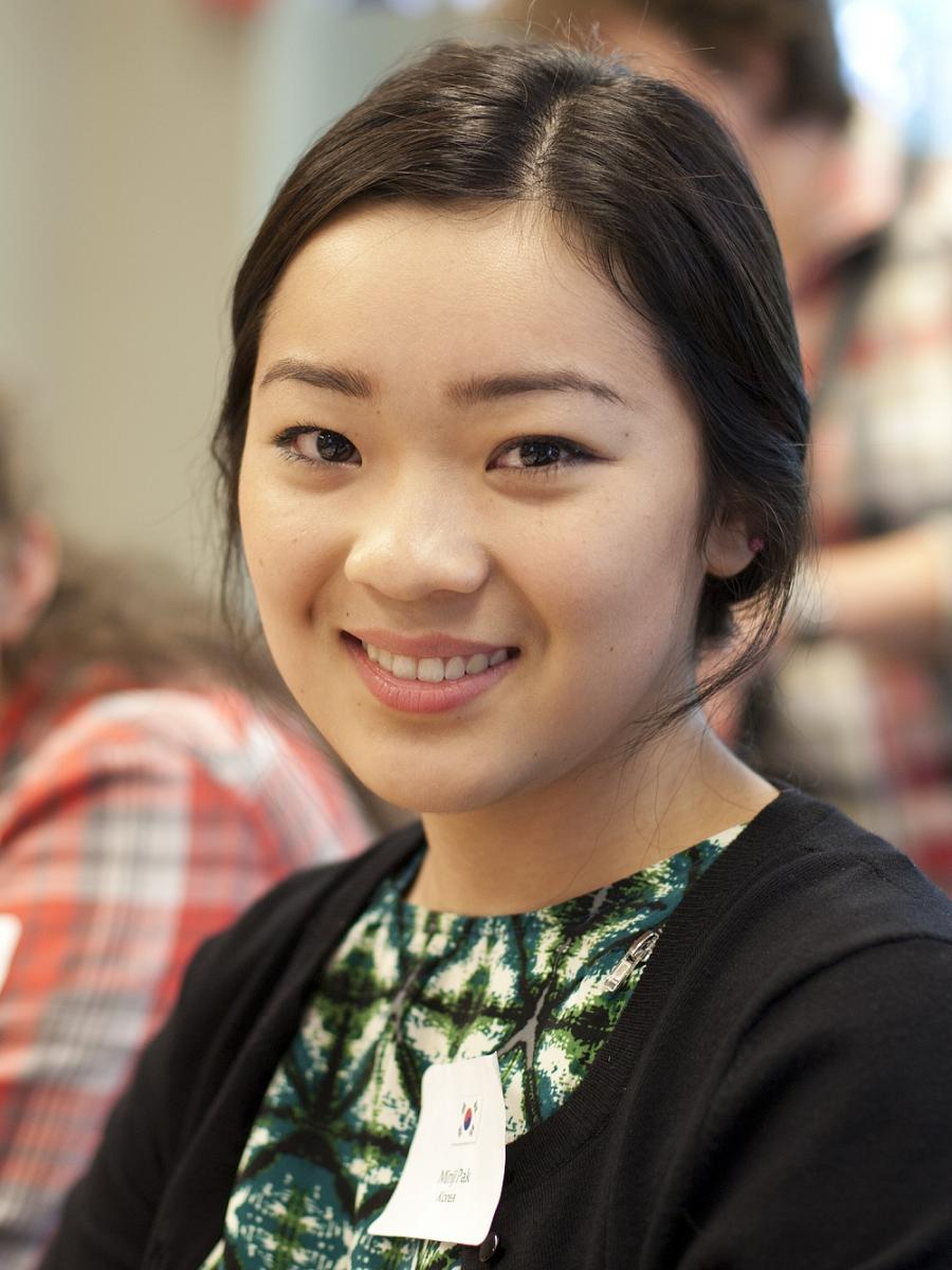 Student smiling